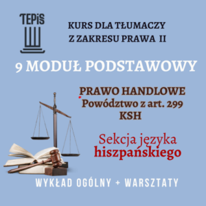 Kurs z zakresu prawa II - sekcja języka hiszpańskiego MP9