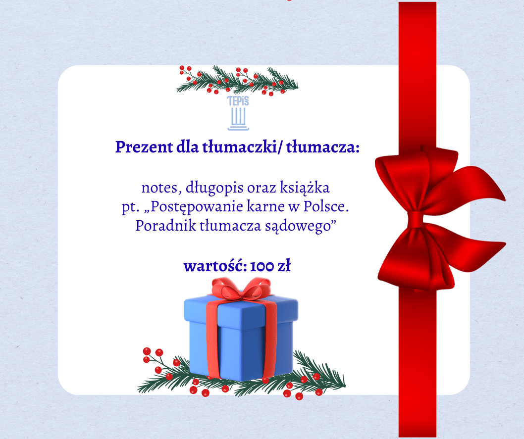 Prezent dla tłumaczki i tłumacza