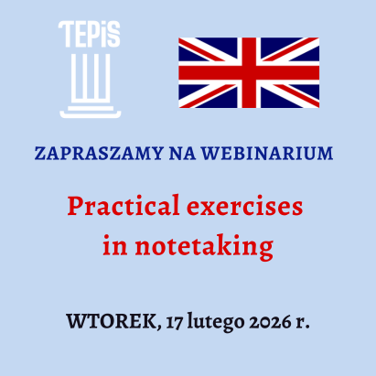 Practical exercises in notetaking - webinarium
