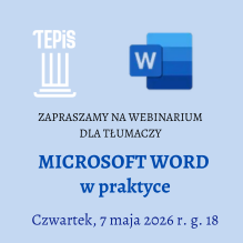 Microsoft WORD w praktyce - webinarium