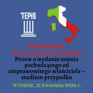 Pozew o wydanie mienia pochodzącego od nieprawowitego właściciela – webinarium IT/PL